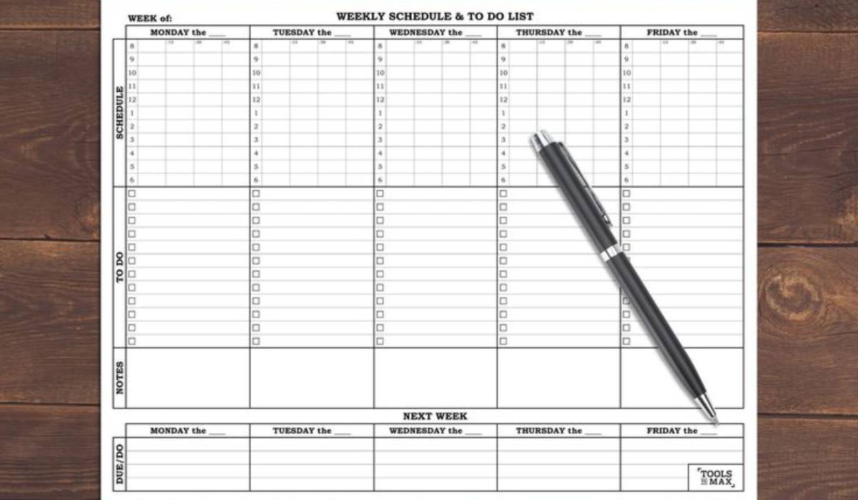 Plan your Work and Work Your Plan