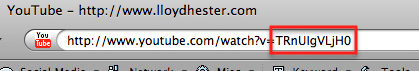 You Tube video code